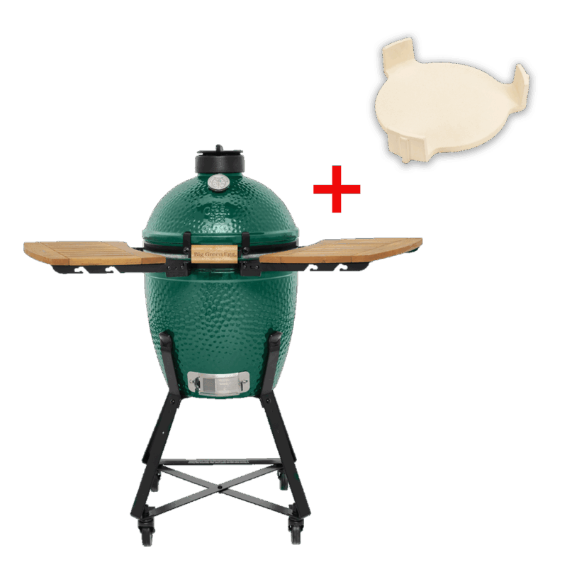 SMALL BIG GREEN EGG СЪС СТОЙКА, МАСИЧКИ И КОНВЕКТОР